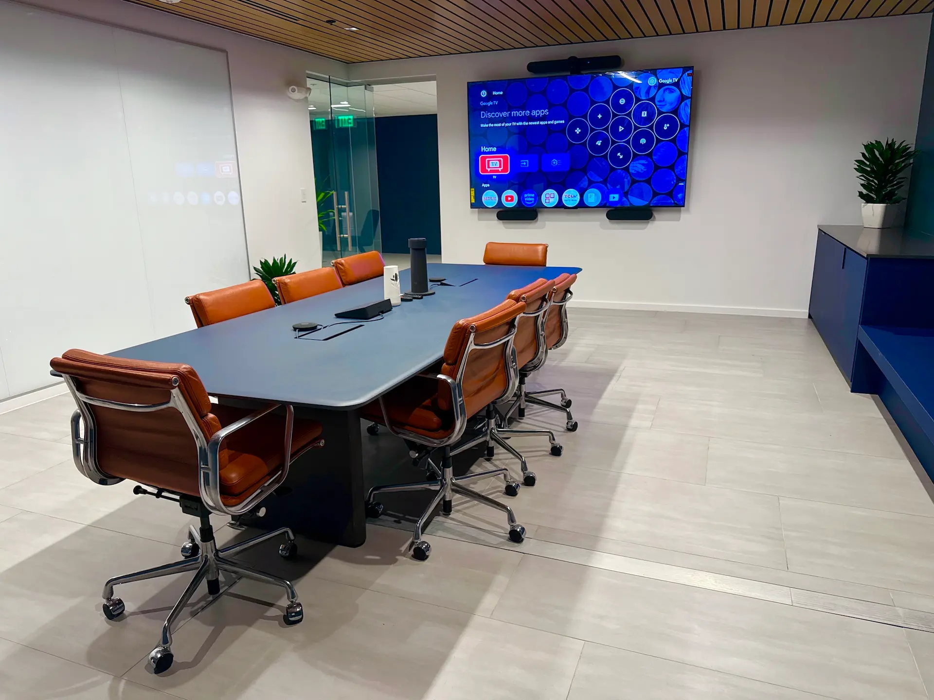 Corporate headquarters interior office build-out for an aviation client — Miami-Dade County